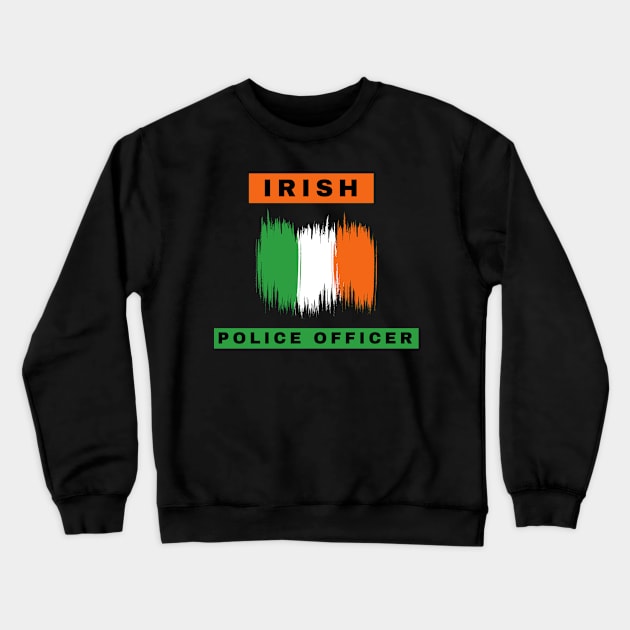 Irish Firefighter Ireland Crewneck Sweatshirt by Tecnofa